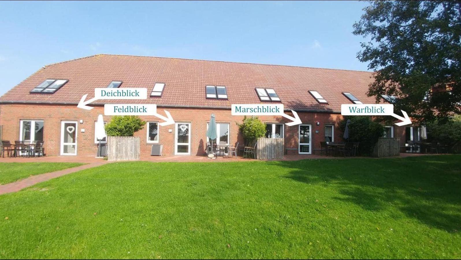 Ferienwohnung Warfblick - Landlust Osterwarf Norddeich  Exterior foto